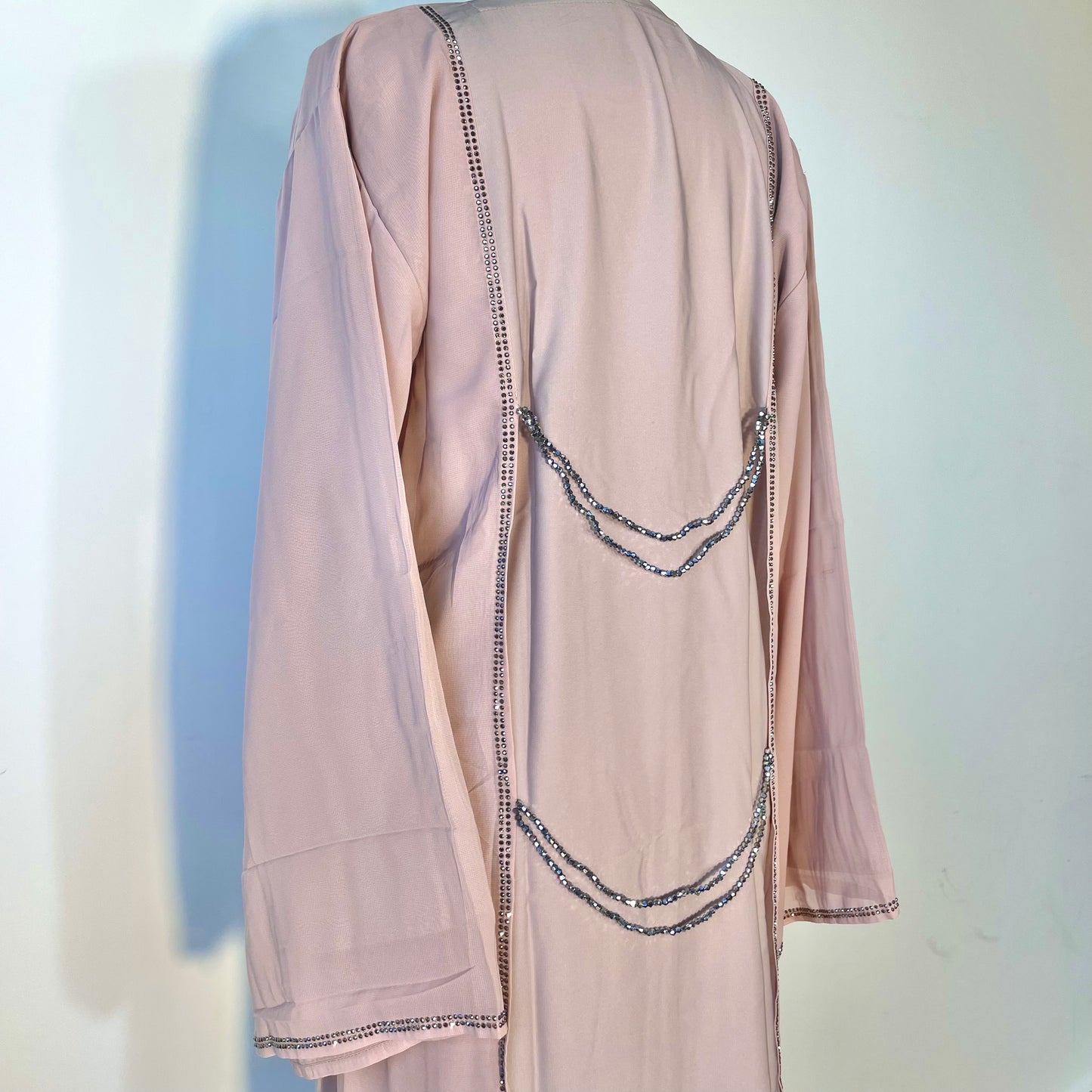 Waterfall Abaya Pink