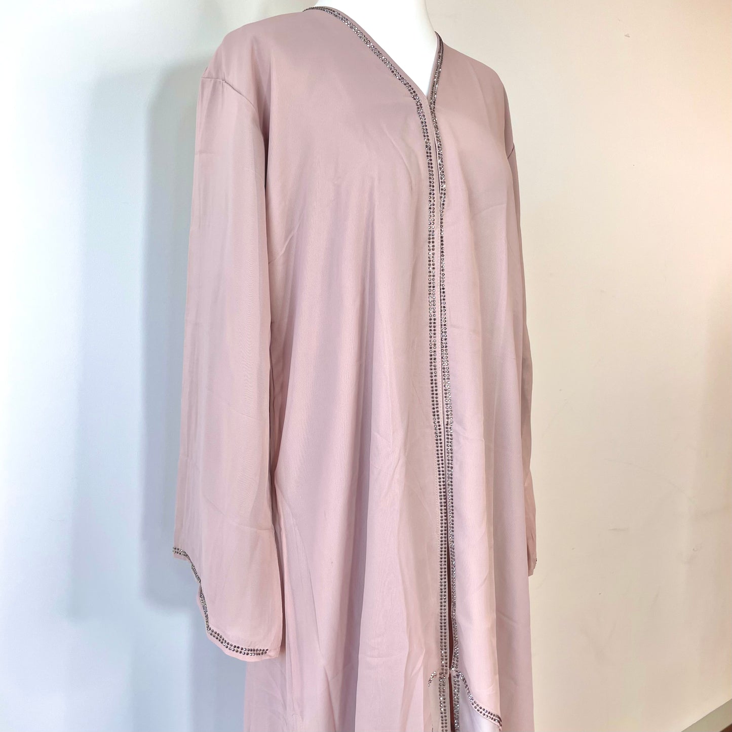 Waterfall Abaya Pink